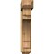 Ekena Millwork Merced Craftsman Rough Sawn Bracket w/ Offset Brace, Western Red Cedar, 6"W x 28"D x 28"H BKT0604X28X28MRC04RWR - alternate 4